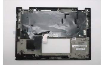 Lenovo 5M11N89870 C-Cover with keyboard, German, Black, Backlight, UK