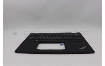 Lenovo 5M11N89872 C-Cover with keyboard, Greek, Black, Backlight, US
