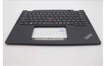 Lenovo 5M11N89887 C-Cover with keyboard, Japanese, Black, Backlight, JP