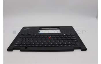 Lenovo 5M11N93096 C-Cover with keyboard, Portuguese, Black, Backlight, UK