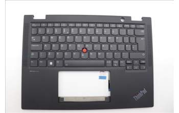 Lenovo 5M11N93126 C-Cover with keyboard, UK English, Black, Backlight, UK
