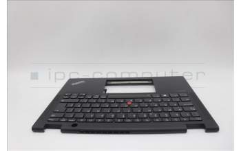 Lenovo 5M11N93126 C-Cover with keyboard, UK English, Black, Backlight, UK