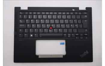Lenovo 5M11N93152 C-Cover with keyboard, Danish, Black, Backlight, WWAN, UK