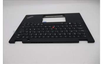 Lenovo 5M11N93152 C-Cover with keyboard, Danish, Black, Backlight, WWAN, UK