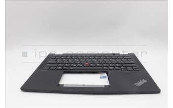Lenovo 5M11N93174 C-Cover with keyboard, Greek, Black, Backlight, WWAN, US