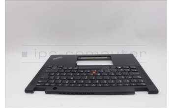 Lenovo 5M11N93180 C-Cover with keyboard, Hungarian, Black, Backlight, WWAN, UK