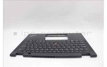 Lenovo 5M11N93201 C-Cover with keyboard,Norwegian,Black,Backlight,WWAN