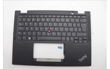 Lenovo 5M11N93207 C-Cover with keyboard, Portuguese, Black, Backlight, WWAN, UK