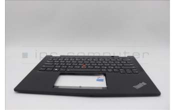 Lenovo 5M11N93210 C-Cover with keyboard, Russian, Black, Backlight, WWAN, US