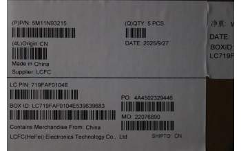 LENOVO 5M11N93215 Keyb X13 Yoga G5 2-in-1 Cover ES - WW - BL