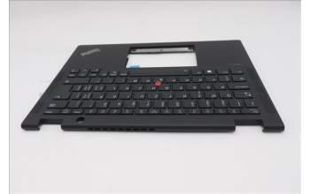 Lenovo 5M11N93223 C-Cover with keyboard, Switzerland, Black, Backlight, WWAN, UK