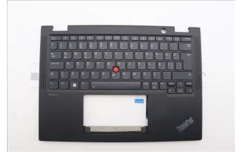 Lenovo 5M11N93231 C-Cover with keyboard, Turkish, Black, Backlight, WWAN, UK
