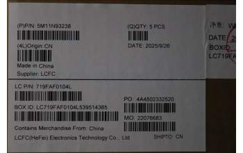 LENOVO 5M11N93238 Keyb X13 Yoga G5 2-in-1 Cover GB - WW - BL