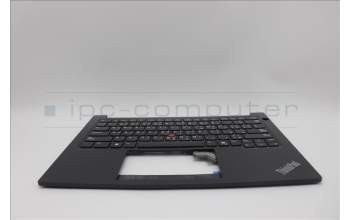 Lenovo 5M11N93254 C-Cover with keyboard, Arabic, Black, US