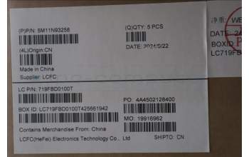 Lenovo 5M11N93258 C-Cover with keyboard, Belgian, Black, UK