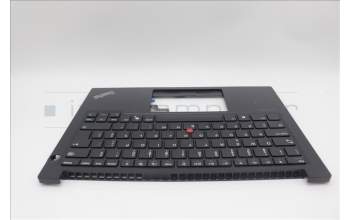 Lenovo 5M11N93298 C-Cover with keyboard, Portuguese, Black, UK
