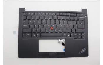 Lenovo 5M11N93334 C-Cover with keyboard, US English Euro, Black, US