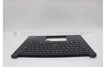 Lenovo 5M11N94171 C-Cover with keyboard, Danish, Black, Backlight, UK