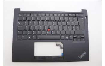 Lenovo 5M11N94191 C-Cover with keyboard, Hungarian, Black, Backlight, UK