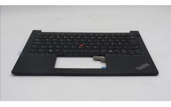 Lenovo 5M11N94202 C-Cover with keyboard, Norwegian, Black, Backlight, UK