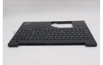 Lenovo 5M11N96525 C-Cover with keyboard, Arabic, Black, US