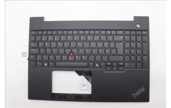 Lenovo 5M11N96532 C-Cover with keyboard, Danish, Black, UK