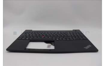 Lenovo 5M11N96541 C-Cover with keyboard, German, Black, UK