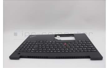 Lenovo 5M11N96553 C-Cover with keyboard, Italian, Black, UK