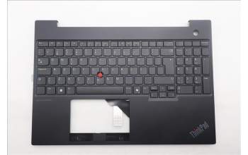 Lenovo 5M11N96558 C-Cover with keyboard, Portuguese, Black, UK