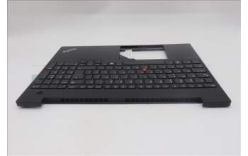 Lenovo 5M11N96558 C-Cover with keyboard, Portuguese, Black, UK