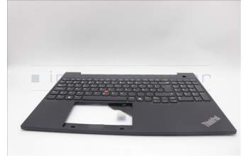 Lenovo 5M11N96571 C-Cover with keyboard, Swedish/Finnish, Black, UK