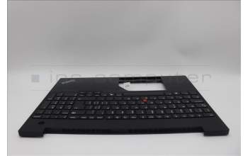 Lenovo 5M11N96577 C-Cover with keyboard, Switzerland, Black, UK