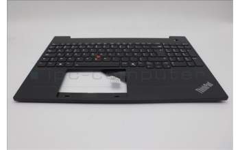 Lenovo 5M11N96631 C-Cover with keyboard, Belgian, Black, Backlight, UK
