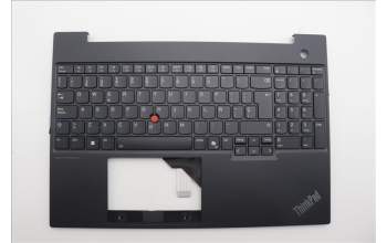 Lenovo 5M11N99122 C-Cover with keyboard, Spanish, Black, Backlight, UK