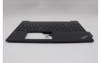 Lenovo 5M11N99181 C-Cover with keyboard, Czech Slovakian, Black, Backlight, UK