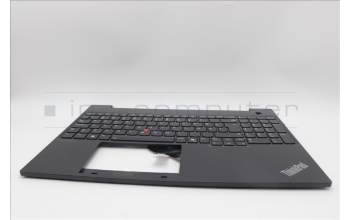 Lenovo 5M11N99194 C-Cover with keyboard, Swedish/Finnish, Black, Backlight, UK