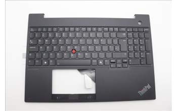 Lenovo 5M11N99216 C-Cover with keyboard, UK English, Black, Backlight, UK