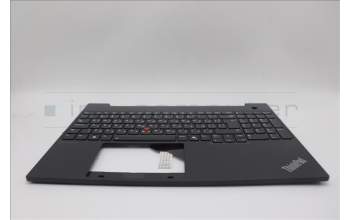 Lenovo 5M11N99235 C-Cover with keyboard, Bulgarian, Black, Backlight, UK