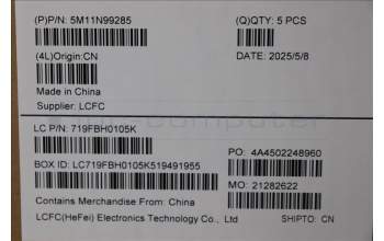 Lenovo 5M11N99285 C-Cover with keyboard, Ukraine, Black, Backlight, US