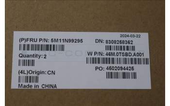 Lenovo 5M11N99295 Power button with FingerPrint, Bracket ASM, COOK