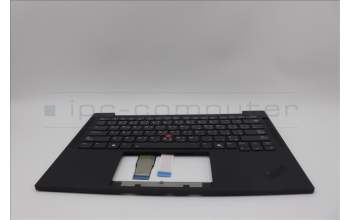 Lenovo 5M11N99306 C-Cover with keyboard, Arabic, Black, Backlight, US