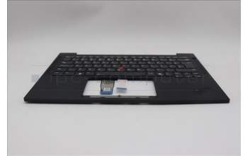 Lenovo 5M11N99326 C-Cover with keyboard, Brazil Portuguese, Black, Backlight, UK