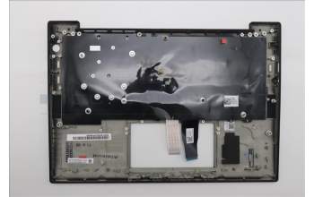 Lenovo 5M11N99382 C-Cover with keyboard, US English Euro, Black, Backlight, US
