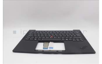 Lenovo 5M11N99423 C-Cover with keyboard, Hungarian, Black, Backlight, UK