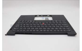 Lenovo 5M11N99469 C-Cover with keyboard, Norwegian, Black, Backlight, UK