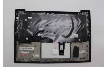 Lenovo 5M11N99493 C-Cover with keyboard, Russian, Black, Backlight, US