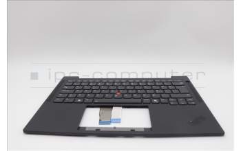 Lenovo 5M11N99522 C-Cover with keyboard, Turkish, Black, Backlight, UK