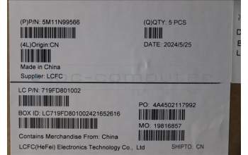 Lenovo 5M11N99566 C-Cover with keyboard, Czech Slovakian, Black, Backlight, WWAN, UK