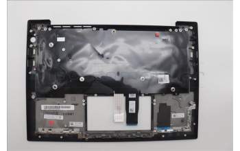 Lenovo 5M11N99570 C-Cover with keyboard, Danish, Black, Backlight, WWAN, UK