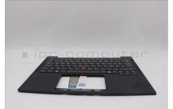 Lenovo 5M11N99570 C-Cover with keyboard, Danish, Black, Backlight, WWAN, UK